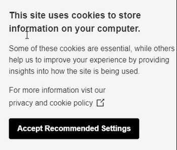 Cookie policy, old EU directives, ICO and GDPR